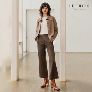 (런칭가 69900) [LE TROIS] 23FW 이보영의 르투아 워셔블 FAUX 스웨이드 팬츠 1종