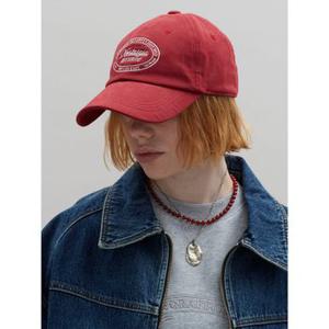 Oval Embroidery Ballcap  Red (MS488BA826)