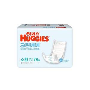 하기스 크린베베 일자형기저귀 소형 78p