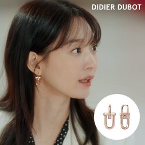 [신민아 착용]듀얼디디 실버 귀걸이 JDREP3S40ZC