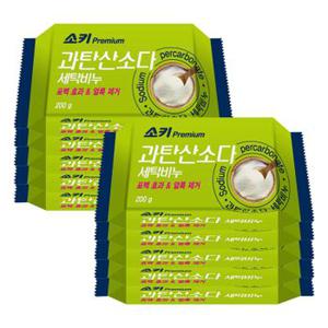 무궁화 소키프리미엄 과탄산소다 세탁비누 200g x 10개[33278936]