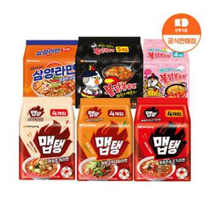 불닭볶음면/삼양라면/맵탱 할인특가 + 무료배송