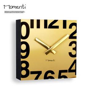 [Momenti]골드 사각 벽시계_19cm MMT-T04_GOLD