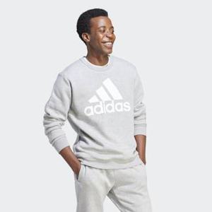 [adidas][남녀공용] 에센셜 플리스 빅로고 스웨트 기모 로 편안한 데일리 티셔츠 (IJ8898)