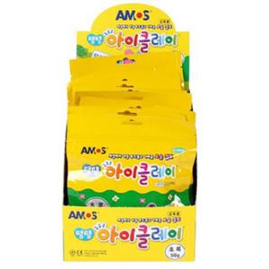 아모스 탱탱 아이클레이 파우치 50g 10개 1상자세트