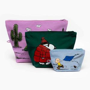 백] 고 파우치 3size 세트 Peanuts