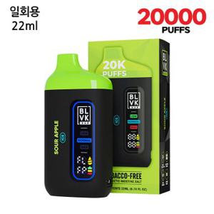 블랙유니콘바 사워애플 일회용 전자담배 20000puffs 대용량 전담 기기