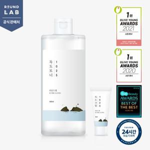 라운드랩 1025 독도 토너 400ml + 독도 크림 5ml