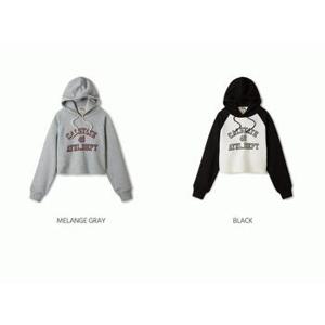 WHOAU 여성 라글란 크롭 후드티 Raglan Crop Hoodie WHMHE4921F