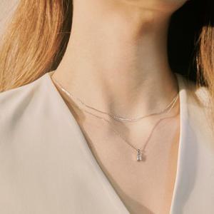 [Hei][김민주, 샤이니 태민, 레드벨벳 웬디, 트와이스 미나 착용] baguette layered necklace