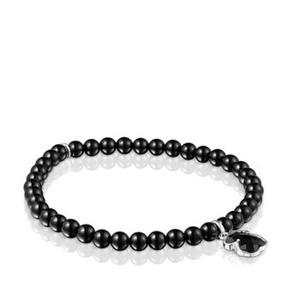 TOUS Icon Color silver and onyx bracelet/팔찌/212531510