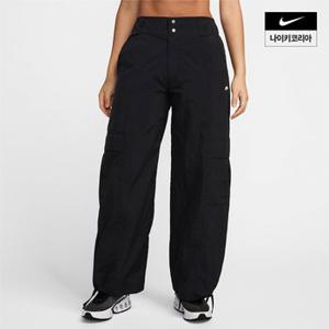 우먼스 나이키 스포츠웨어 하이웨이스트 우븐 카고 팬츠 NIKE HJ6858-010