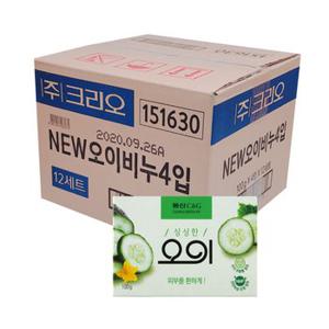 크리오 동산 오이 화장 세안 비누 100g X 48개