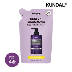 허니 앤 마카다미아 헤어 트리트먼트 리필팩 400ml x1개(향 4종 택1)