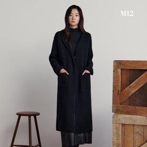 [온플] M12 X Maison De Cashmere 24FW 울캐시미어 롱니트코트