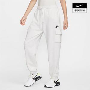 우먼스 나이키 스포츠웨어 클럽 플리스 미드라이즈 오버사이즈 카고 스웻팬츠 NIKE DQ5197-051