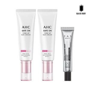 AHC 세이프온 톤업 선크림 50ml x2 + 쟈스 토닝샷 기미크림 15ml