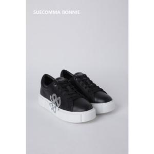 [슈콤마보니]  SUECOMMA BONNIE DG4DA22525BLK Symbol logo sneakers(black)