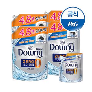 다우니 프리미엄 세탁세제 액체형 실내건조/추가헹굼제로 리필 1.4Lx4 + 200ML 증정