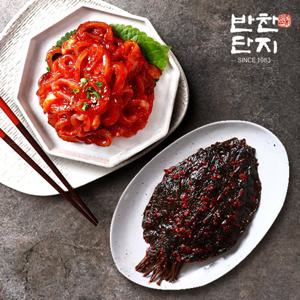 [반찬단지] 오징어젓 1kg + 깻잎무침 1kg