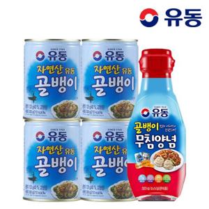 [유동] 자연산골뱅이 400g 3개 +골뱅이 무침양념 320g 1개