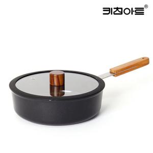 키친아트 우드손잡이 IH 인덕션 포르트 멀티팟 냄비 24cm