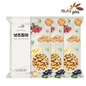 [넛츠피아] 튀김땅콩 1kg X 3봉 (총 3kg) 땅콩 견과류