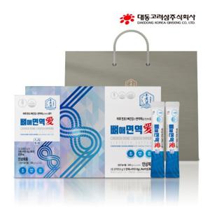 [본사_대동고려삼]뼈건강+면역력  뼈애면역愛(애)(12g x 30포)/진세노사이드25mg/건강기능식품/쇼핑백증정