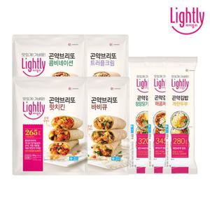 라이틀리 곤약 브리또 500g + 곤약김밥 220g x 2개