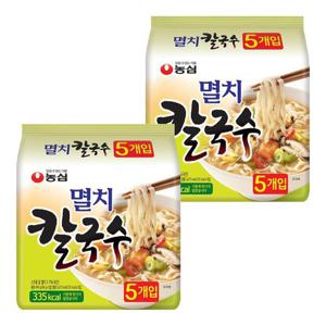 농심 멸치칼국수 98g X 10봉