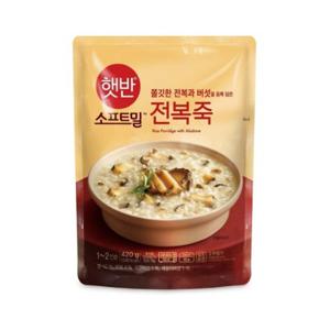 [햇반 소프트밀] 전복죽 420g x 7팩