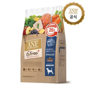 [N] ANF 식스프리플러스 인도어 독 연어&흰살생선 5.6kg