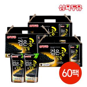 [삼육두유] 검은콩&칼슘 두유 파우치 190ml x 60팩