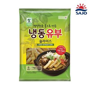 [푸른들마켓][사조] 냉동유부 슬라이스 1kg