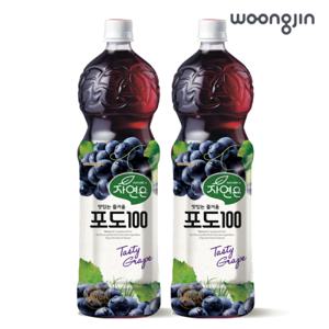 [웅진식품] 자연은 포도 1.5L x 12펫