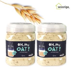 [우리가스토리] 캐나다산 볶음 귀리가루 800g×2통 귀리쉐이크