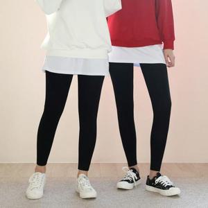 [퍼스트클로]빅사이즈 F~7XL 키별맞춤 면스판 레깅스 데일리룩 사계절용 8/10부 쫄바지 아담 베이직 여성..