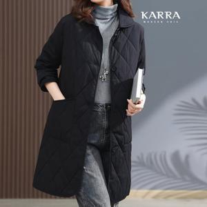 KARRA 롱라운드카라누빔패딩_A3F18284