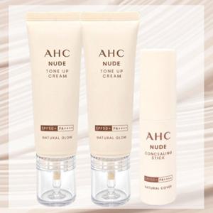 [AHC]누드톤업크림 내추럴글로우 40ml 2개+톤업스틱1개