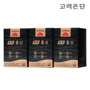 고려은단 퓨어 홍삼 캡슐 60캡슐 X 3개 (3개월분)