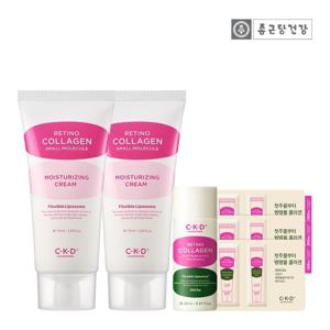 ♥1+1♥CKD 레티노콜라겐 저분자 수분탄탄크림 70ml*2+퍼스트에센스 20ml+콜라겐크림 3일 체험팩