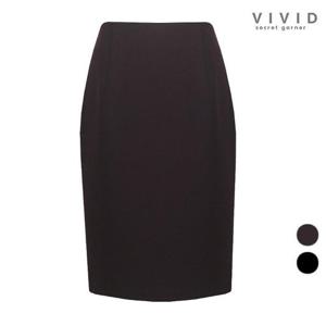 갤러리아_VIVID 여성 베이직 가을봄 H라인 정장스커트