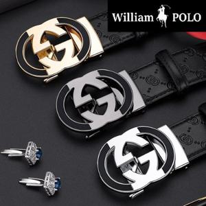 WilliamPOLO(윌리엄폴로) 명품소가죽 남성벨트 정장벨트 남자벨트 패션벨트 캐쥬얼벨트 20140P