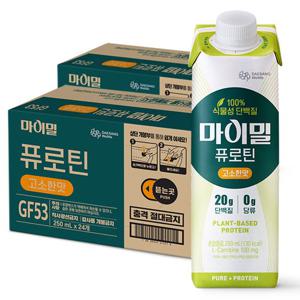 [대상웰라이프] 마이밀 퓨로틴 고소한맛 (250mlx24팩), 2박스