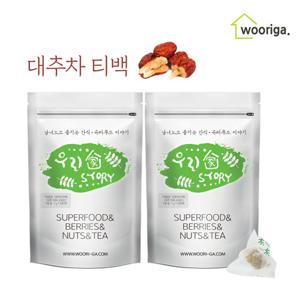 [우리가스토리] 대추차 삼각티백 50티백 2봉