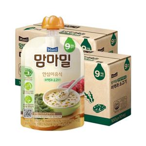 맘마밀 미역과소고기 100g 20팩 (9개월)