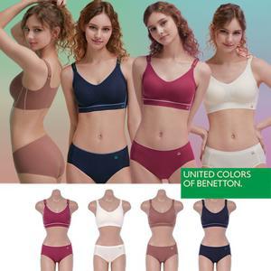 [텐텐][베네통] 24FW 프리컷 퓨징  브라팬티 4세트