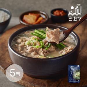 [안원당] 부산 돼지국밥 730g x 5 (3.65Kg)