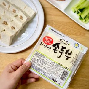 [HACCP 인증] 100% 국산콩 고소한 화양면 손두부 400g x 4개