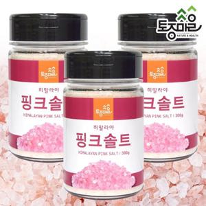 [요리앤가루]히말라야 핑크솔트 소금 300g X 3통